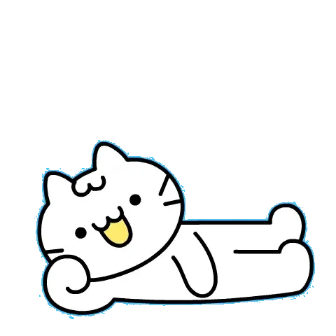 Animierte Katze sagt Hello