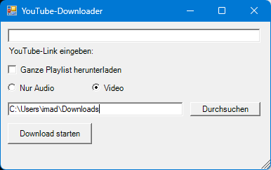 Screenshot des Powershell Tools